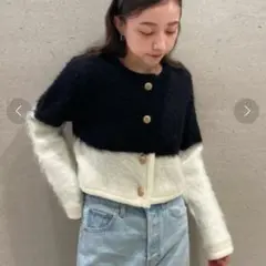 SNIDEL/ジャケット/モヘアニットジャケット