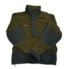 90s Columbia 白タグ フリース L相当 オリーブ