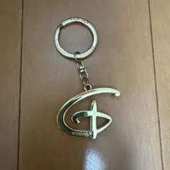 Disney ゴールドロゴキーホルダー