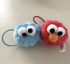 USJ エルモ　クッキーモンスター ヘアゴム　2点セット