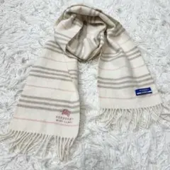 バーバリーブルーレーベル マフラー ストライプ ホース刺繍のサムネイル