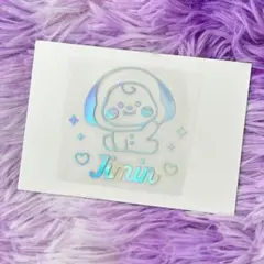 ★ BTS ジミン BT21 CHIMMY ホログラムステッカー ★