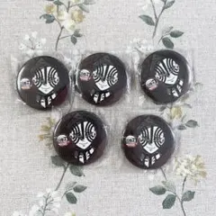 劇場版鬼滅の刃無限城編　ダイニング　お楽しみくじ　猗窩座缶バッジ5個セット