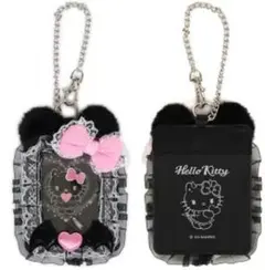 新品未開封タグ付き　ハローキティ 小悪魔　パスケース　キーホルダー レース