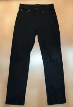 美品☆ユニクロヒートテックウルトラストレッチスキニージーンズ27ブラック股下72