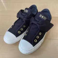 CONVERSE コンバース　オールスター リボン　ベルト　24.5 黒のサムネイル