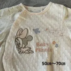 ディズニーベビー　ミニー刺繍ツーウェイ・ドレスオール　50㎝〜70㎝　ピンク