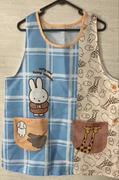 ★I592★新品訳あり　ミッフィー ＆フレンズ　エプロン　M～L