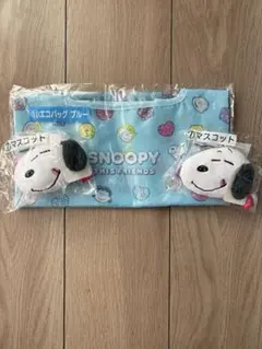 新品、未使用、未開封スヌーピーマスコットとエコバッグセット