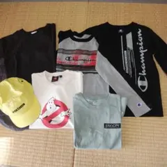 Champion グラフィックプリント Tシャツ 長袖