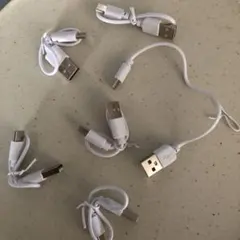 ☆新品☆ Type-c 充電 ケーブル　ホワイト6本セット 短