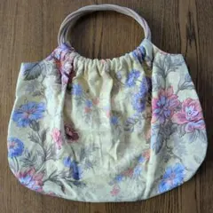 花柄イエローグラニーバッグ