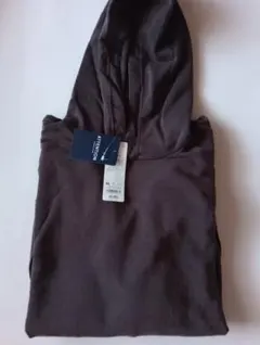 GU スウェットパーカー XL ダークブラウン