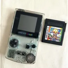 【動作品】ゲームボーイ　スケルトン本体＋ソフト（ぷよぷよSUN） CGB-001