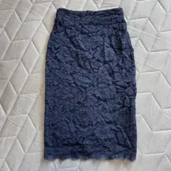 LACE LADIES レース タイトスカート ネイビーのサムネイル
