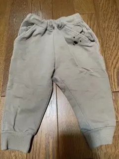 クマ刺繍 パンツ 80サイズ