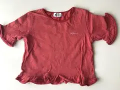 #キッズ　Tシャツ 赤　110 ケーピー　KP トップス　半袖　red レッドのサムネイル