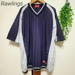 Rawlings ローリングス ナイロン ピステ 半袖 古着 Oサイズのサムネイル