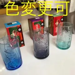 【未使用】⭐︎色変更可⭐︎ グラス コカコーラ3個セット ガラス