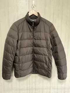 美品ユニクロULTRA LIGHT DOWN マットブラウンダウンジャケット19