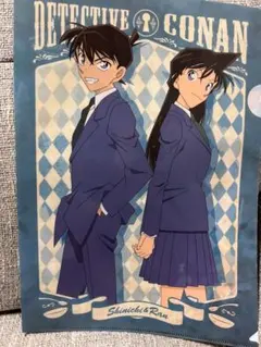 名探偵コナン 新一&蘭 クリアファイル