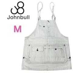 ジョンブル サロペット スカート ホワイト オーバーオール エプロン