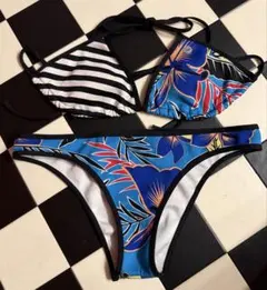 レア♡人気ROXY ビキニ セパレート水着 ボタニカル柄のサムネイル