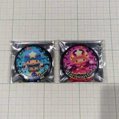 キキララ リトルツインスターズ サンリオ ハーモニーランド 缶バッジ セット