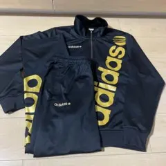 adidas NEO ジャージ上下セット 黒/金