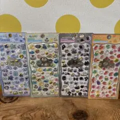 ストーンつき　ジュエルプチドロップ　4点セット