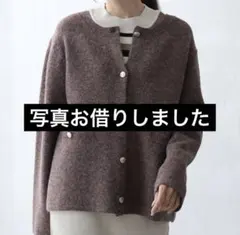 大きいサイズ レディース軽くて蒸れにくい ゴールドボタン ニット カーディガン