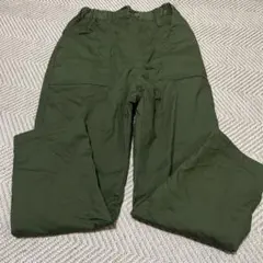 ロングパンツ　裏起毛