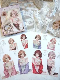 hwaraさん MILK ステッカー 8枚セット