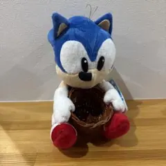 希少 レア レトロ ぬいぐるみ ソニック 1998年製 SEGA ヘッジホッグ 1998 Sega Sonic The Hedgehog Pale Blue Plush Japan New With Tags