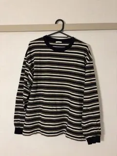 GU ストライプ 長袖Tシャツ Mサイズ