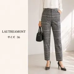 ⚫︎ LAUTREAMONT ロートレアモン テーパードパンツ S ストレッチのサムネイル
