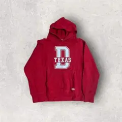 d*3様 古着 ディッキーズ Dickies パーカー レッド Msize