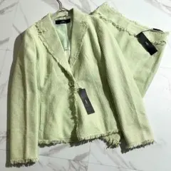 【未使用•タグ付✨】イネド ツイード ジャケット スカート セットアップ 11号