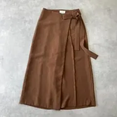 美品　日本製　イエナ　ラップガウチョ　ワイドパンツ　巻きスカーチョ　327