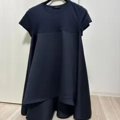 YOKO CHAN ネイビー Aラインカットソーのサムネイル