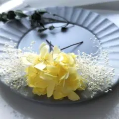 髪飾り、卒業式、カスミソウ、 ヘッドパーツ、成人式、結婚式