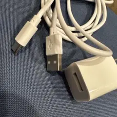 USB Type-C 充電ケーブルと壁充電器