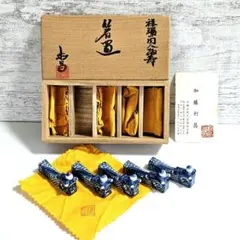 ✨美品✨昇峰作 純錫製 鯛 箸置き 5客セット 共箱 高岡銅器 金属工芸 和食器 ✨美品✨昇峰作 純錫製 鯛 箸置き 5客セット 共箱 高岡銅器 金属工芸