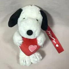 ハート　ユニバ USJ 限定 スヌーピー ぬいぐるみ　マスコット　キーホルダー