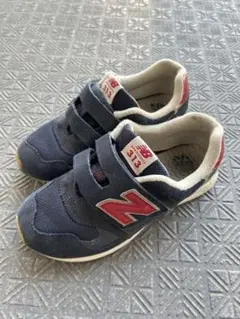 New Balance 313 ネイビー/レッド キッズスニーカー