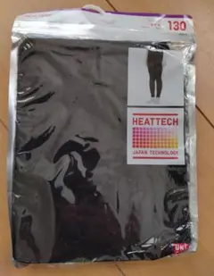ユニクロ　ヒートテックタイツ　130　ブラック