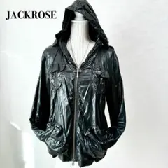 00s y2k JACKROSE ナイロンジャケット 光沢 ダブルジップ お兄系のサムネイル