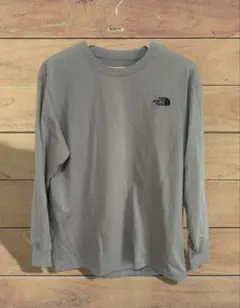 ザ・ノース・フェイス ロンT 長袖 NT82335A グレー Lサイズ 刺繍ロゴ