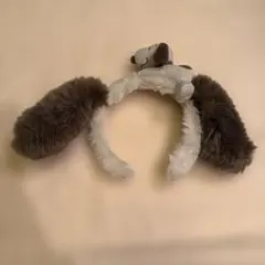 ユニバ　スヌーピーぬいぐるみ付きカチューシャ