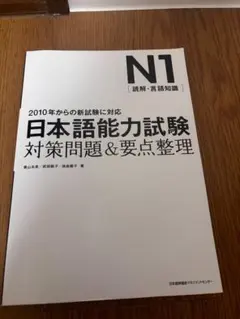 JLPT日本語能力試験 N1 対策問題＆要点整理 読解・言語知識のサムネイル